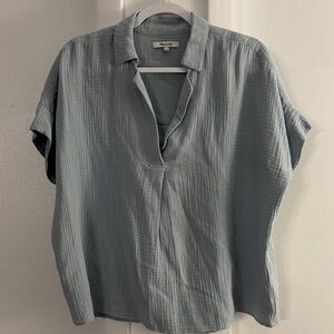Madewell Slate Blue Shirt